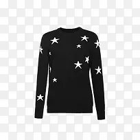 黑色星星图案毛衣-空若网 黑色星星图案毛衣-空若网