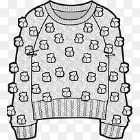 服装款式图-空若网 服装款式图-空若网