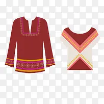 矢量民族风上衣-空若网 矢量民族风上衣-空若网