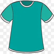 绿色卡通短袖服装图-空若网 绿色卡通短袖服装图-空若网