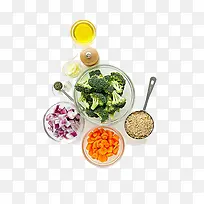 透明玻璃盆装新鲜蔬菜-空若网 透明玻璃盆装新鲜蔬菜-空若网