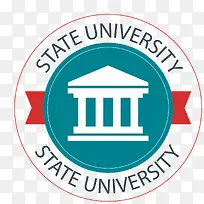 学校学院标签设计矢量图-空若网 学校学院标签设计矢量图-空若网