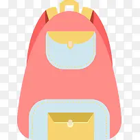 矢量扁平化书包-空若网 矢量扁平化书包-空若网