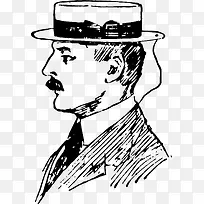 卓别林头像矢量-空若网 卓别林头像矢量-空若网