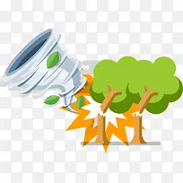 2017天气类台风元素矢量素材-空若网 2017天气类台风元素矢量素材-空若网