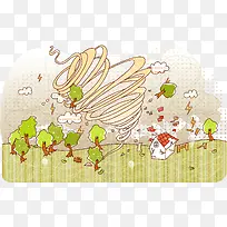 2017天气类台风元素矢量素材-空若网 2017天气类台风元素矢量素材-空若网