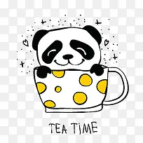 卡通可爱线条小动物装饰设计杯子-空若网 卡通可爱线条小动物装饰设计杯子-空若网