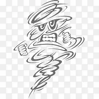 2017天气类台风元素矢量素材-空若网 2017天气类台风元素矢量素材-空若网