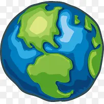 手绘地球-空若网 手绘地球-空若网