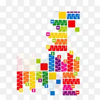 彩色色块-空若网 彩色色块-空若网