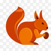 扁平化插画小动物-空若网 扁平化插画小动物-空若网