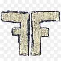 手绘字母-f-空若网 手绘字母-f-空若网