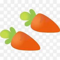 胡萝卜png矢量元素-空若网 胡萝卜png矢量元素-空若网
