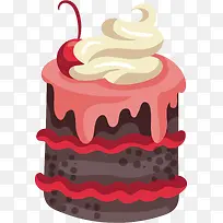 奶油果酱巧克力蛋糕-空若网 奶油果酱巧克力蛋糕-空若网