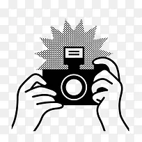 卡通手绘 拍照 闪光灯-空若网 卡通手绘 拍照 闪光灯-空若网