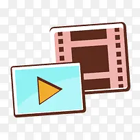 矢量电影元素素材-空若网 矢量电影元素素材-空若网