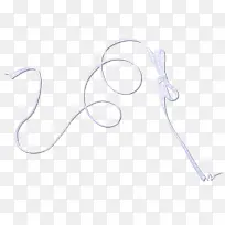 白色蝴蝶结绳子-空若网 白色蝴蝶结绳子-空若网