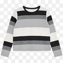 黑白灰条纹上衣-空若网 黑白灰条纹上衣-空若网