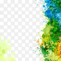 水彩墨迹背景矢量图-空若网 水彩墨迹背景矢量图-空若网