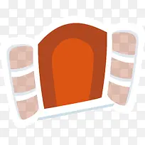 门窗png矢量元素-空若网 门窗png矢量元素-空若网