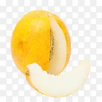 黄色大个哈密瓜水果-空若网 黄色大个哈密瓜水果-空若网