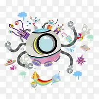 小机器人的多彩世界-空若网 小机器人的多彩世界-空若网