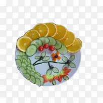 水果拼盘水果画-空若网 水果拼盘水果画-空若网