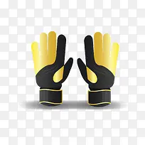 黑色金色守门员手套-空若网 黑色金色守门员手套-空若网