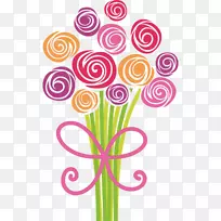 花束设计剪贴画-水族-空若网 花束设计剪贴画-水族-空若网