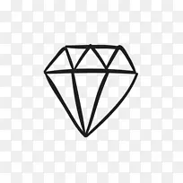 钻石电脑图标象征宝石钻石-空若网 钻石电脑图标象征宝石钻石-空若网