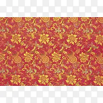 金色手工花纹背景-空若网 金色手工花纹背景-空若网