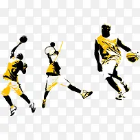 打球运动员投篮PNG矢量元素-空若网 打球运动员投篮PNG矢量元素-空若网