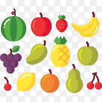 矢量手绘卡通水果-空若网 矢量手绘卡通水果-空若网