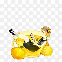 柠檬女孩-空若网 柠檬女孩-空若网