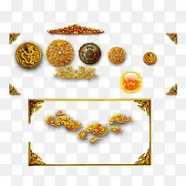 古典纹饰免抠素材-空若网 古典纹饰免抠素材-空若网