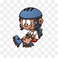 坐着的小女孩-空若网 坐着的小女孩-空若网