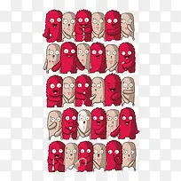 矢量胶囊人-空若网 矢量胶囊人-空若网