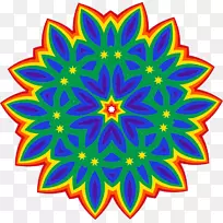 花对称设计剪贴画.风水学-空若网 花对称设计剪贴画.风水学-空若网