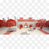 城门图案-空若网 城门图案-空若网