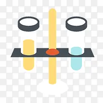 矢量试管架素材-空若网 矢量试管架素材-空若网