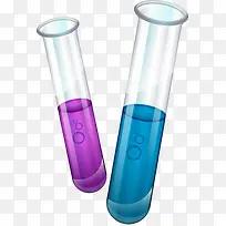 两只试管-空若网 两只试管-空若网