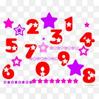 卡通数字-空若网 卡通数字-空若网