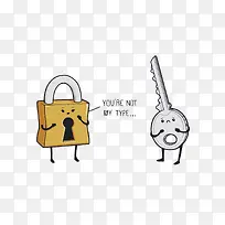 矢量锁和钥匙-空若网 矢量锁和钥匙-空若网