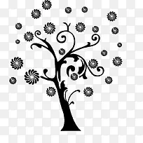 底纹小树-空若网 底纹小树-空若网