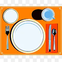 食物餐具摆放位置-空若网 食物餐具摆放位置-空若网