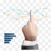 手绘金融类手点击素材-空若网 手绘金融类手点击素材-空若网