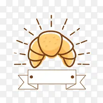 牛角面包烘培标志-空若网 牛角面包烘培标志-空若网