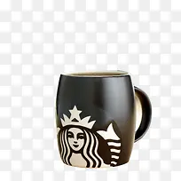 黑色马克杯星巴克杯子素材-空若网 黑色马克杯星巴克杯子素材-空若网