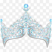 蓝色宝石镂空奢华皇冠-空若网 蓝色宝石镂空奢华皇冠-空若网