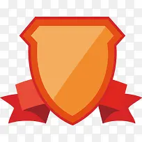 橙色卡通徽章-空若网 橙色卡通徽章-空若网